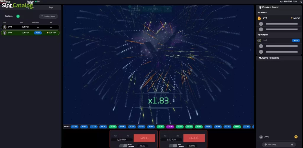 What is the Crashout Fireworks Game Review Game?