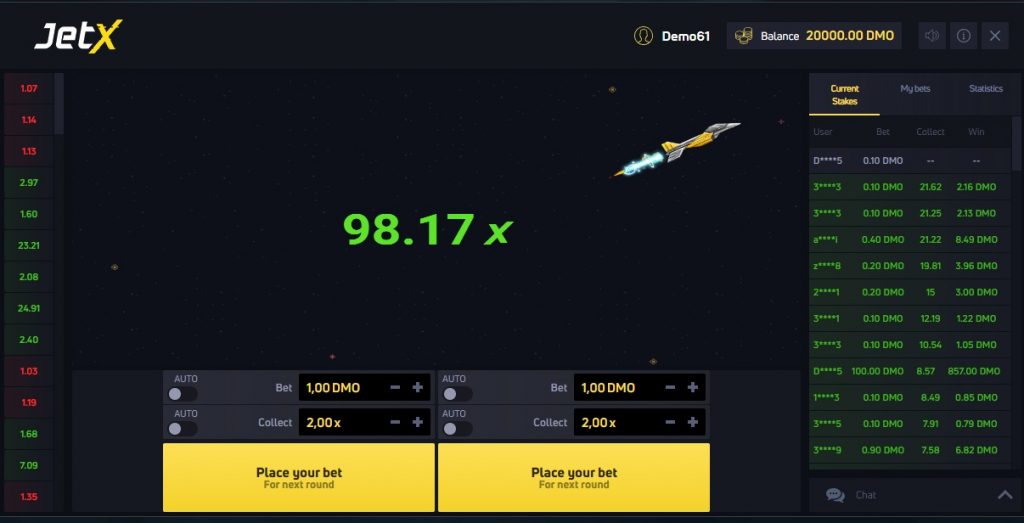Jet X Game offers a thrilling platform to test your skills and reap financial benefits